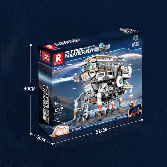 Reobrix 99003 Walking Science Station Machine 1378pcs 21.5 x 17.5 x 24 cm  (with original box)
