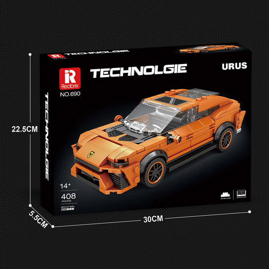 Load image into Gallery viewer, Reobrix 690 car 408pcs 1:24 17 × 8 × 5.5 cm Original Packaging
