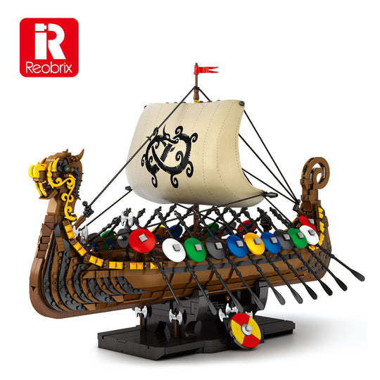 Reobrix 66101 Viking warship Penteconter