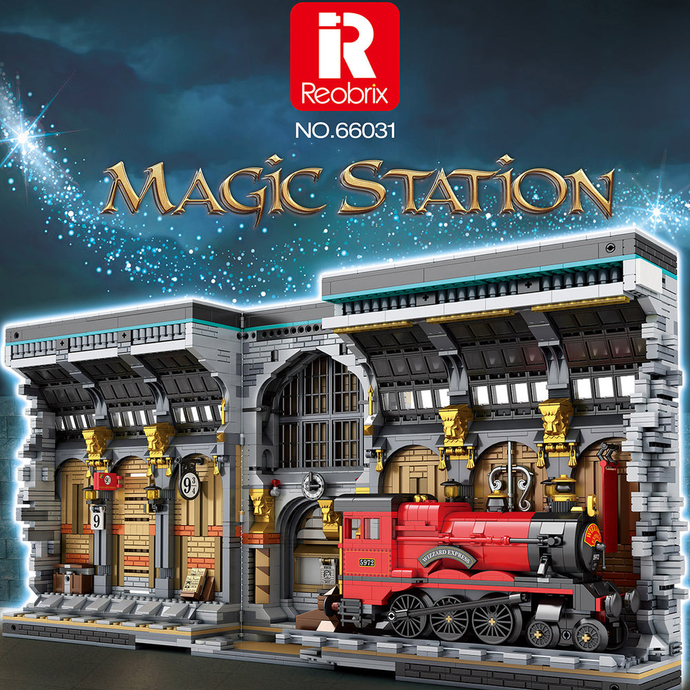 Reobrix 66031 Magical Train Station Clamping Blocks